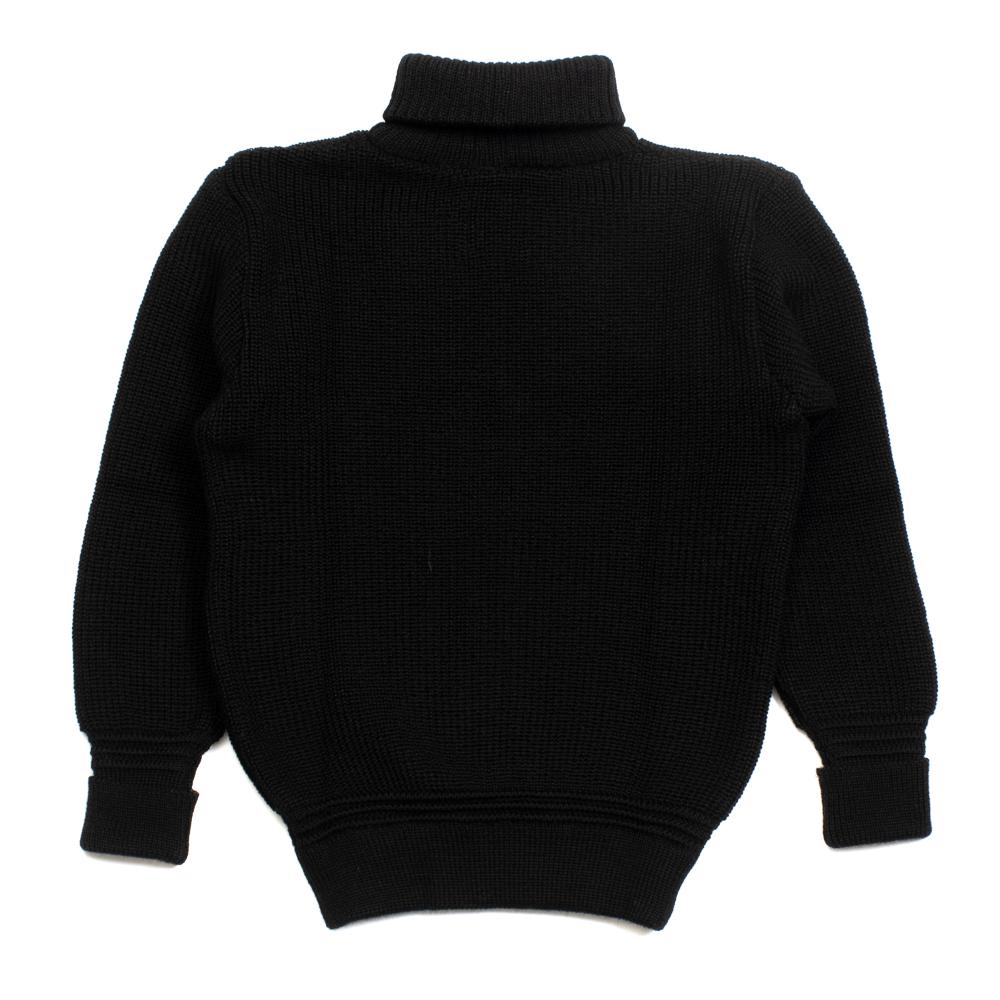 Heimat U-Boat Roll Neck Schwarz-Sweater-Clutch Cafe