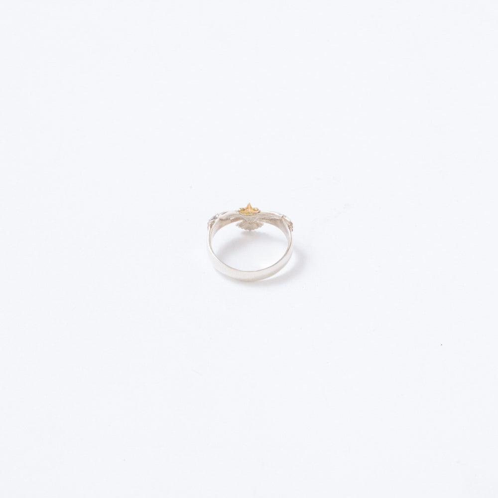 Horizon Blue K18 Head 2cm Eagle Ring 9 ER05-Jewelry-Clutch Cafe