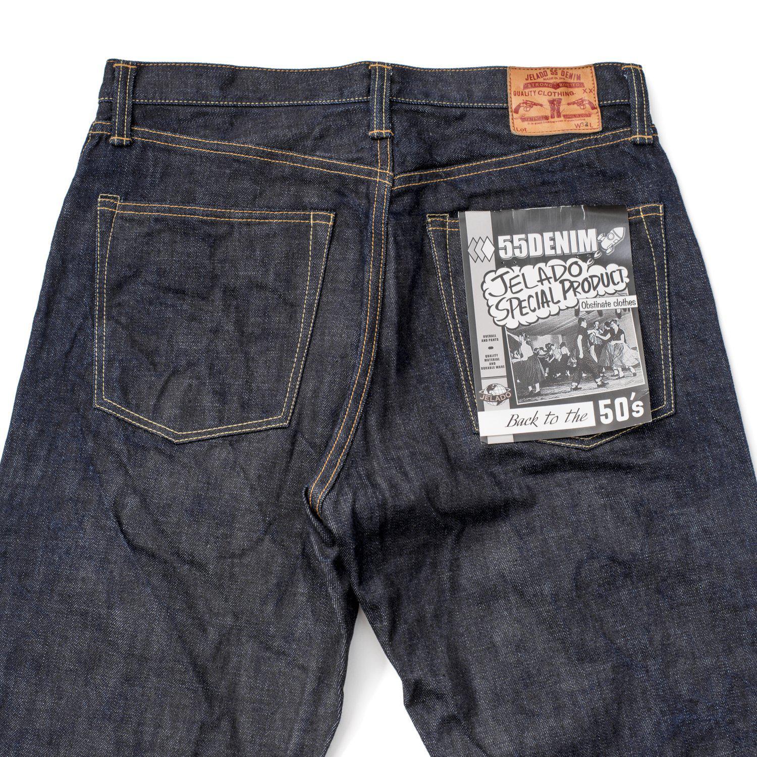 Jelado 55 Denim 14oz Jean-Jeans-Clutch Cafe-selvage denim-selfedge denim