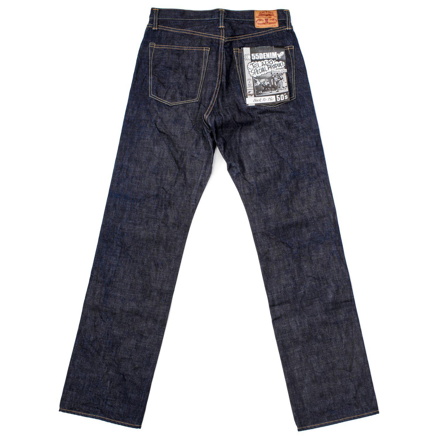 Jelado 55 Denim 14oz Jean-Jeans-Clutch Cafe-selvage denim-selfedge denim