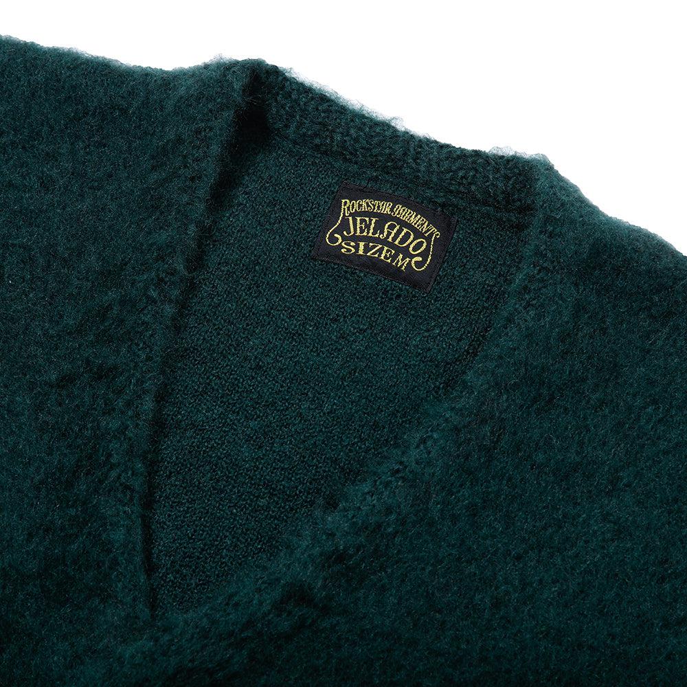 Jelado 'Cobain' Mohair Cardigan Grass Green-cardigan-Clutch Cafe