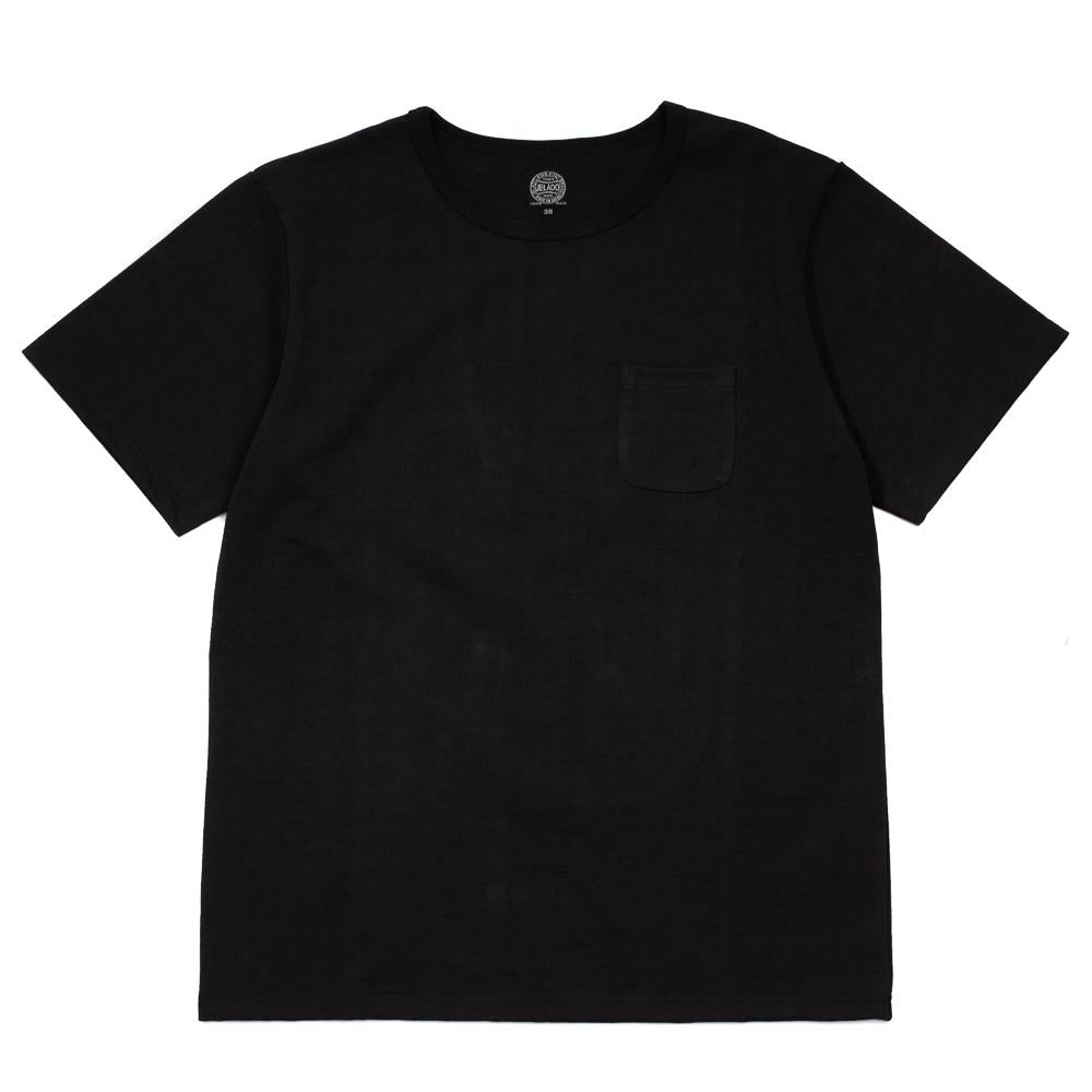Jelado Loopwheel Pocket Tee Black-T-shirt-Clutch Cafe