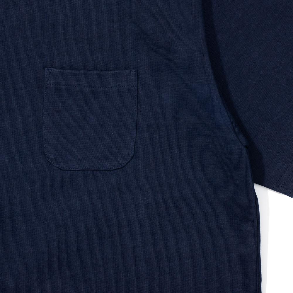 Jelado Loopwheel Pocket Tee Indigo-T-shirt-Clutch Cafe