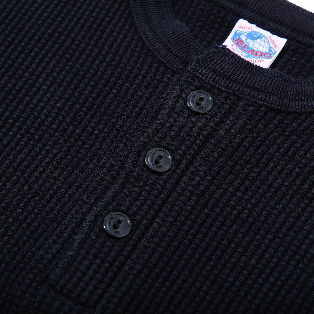 Jelado Mega Thermal Henley Black-Henley-Clutch Cafe