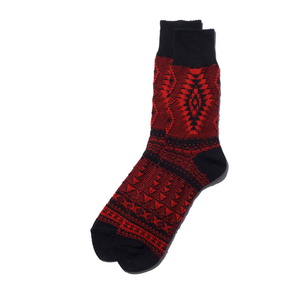 Jelado Salem Socks Black x Red-Socks-Clutch Cafe