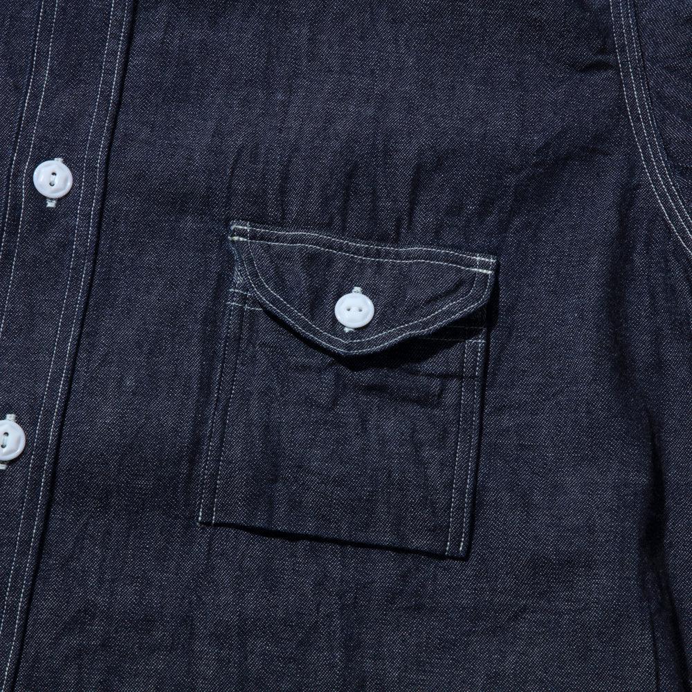 Jelado Smoker Shirt Indigo-Shirt-Clutch Cafe