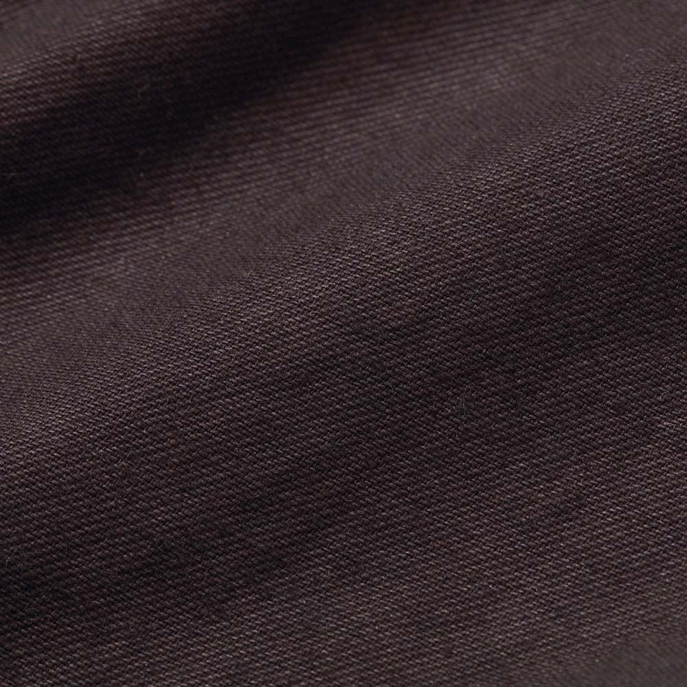 KUON Regular Collar Shirt Dorozome Mud Brown-Shirts-Clutch Cafe