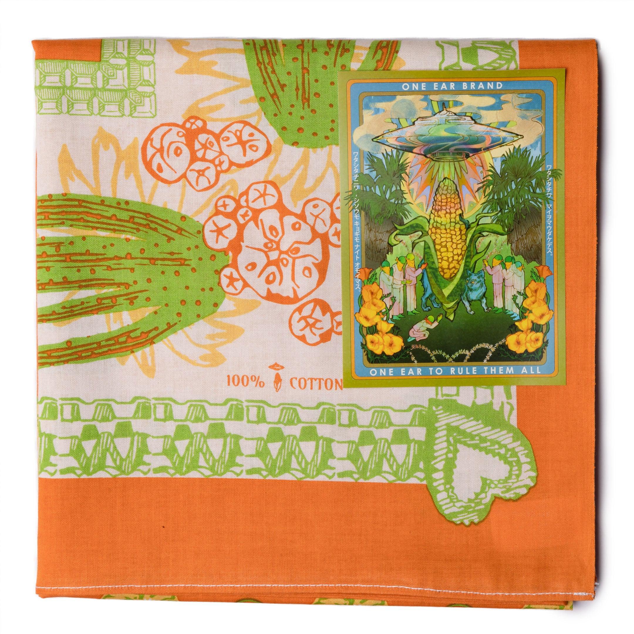 One Ear Brand Hikuri Poppy Bandana-Bandana-Clutch Cafe