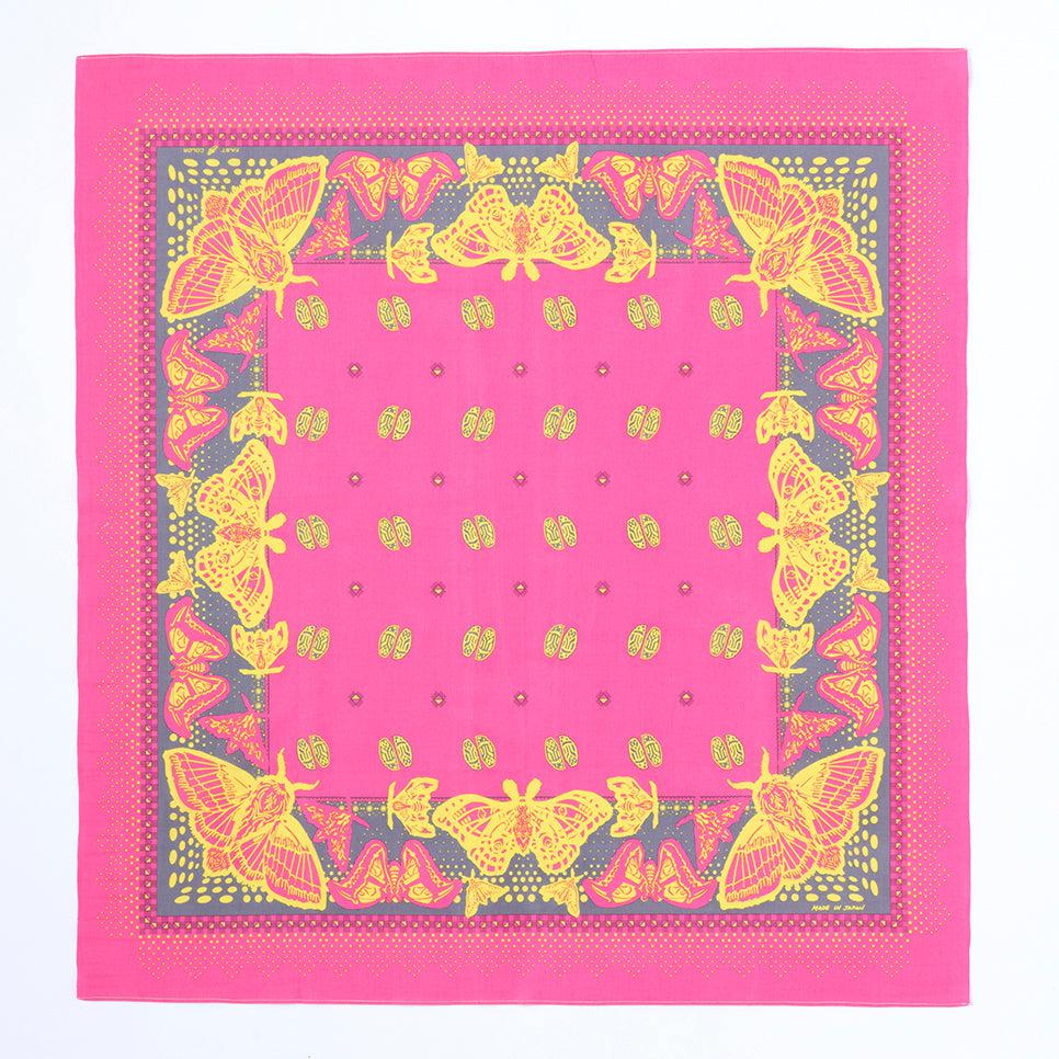 One Ear Brand Nighthings Rosy Maple Bandana-Bandana-Clutch Cafe