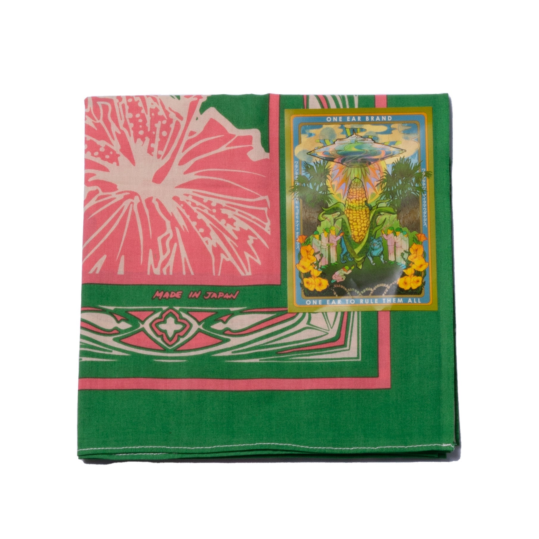 One Ear Brand Ridiculum Verdant Green Bandana-Bandanas-Clutch Cafe