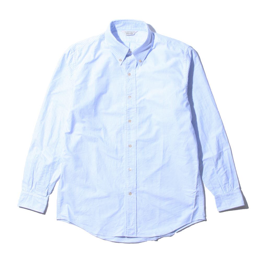 Orgueil Button Down Shirt Stripe-Shirt-Clutch Cafe
