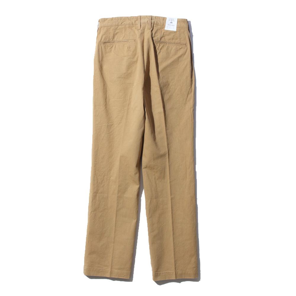 Orgueil French Army Chinos Khaki-Trousers-Clutch Cafe
