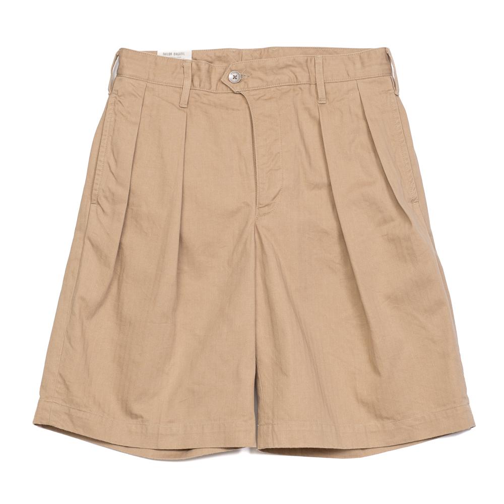Orgueil French Military Shorts Beige-Shorts-Clutch Cafe