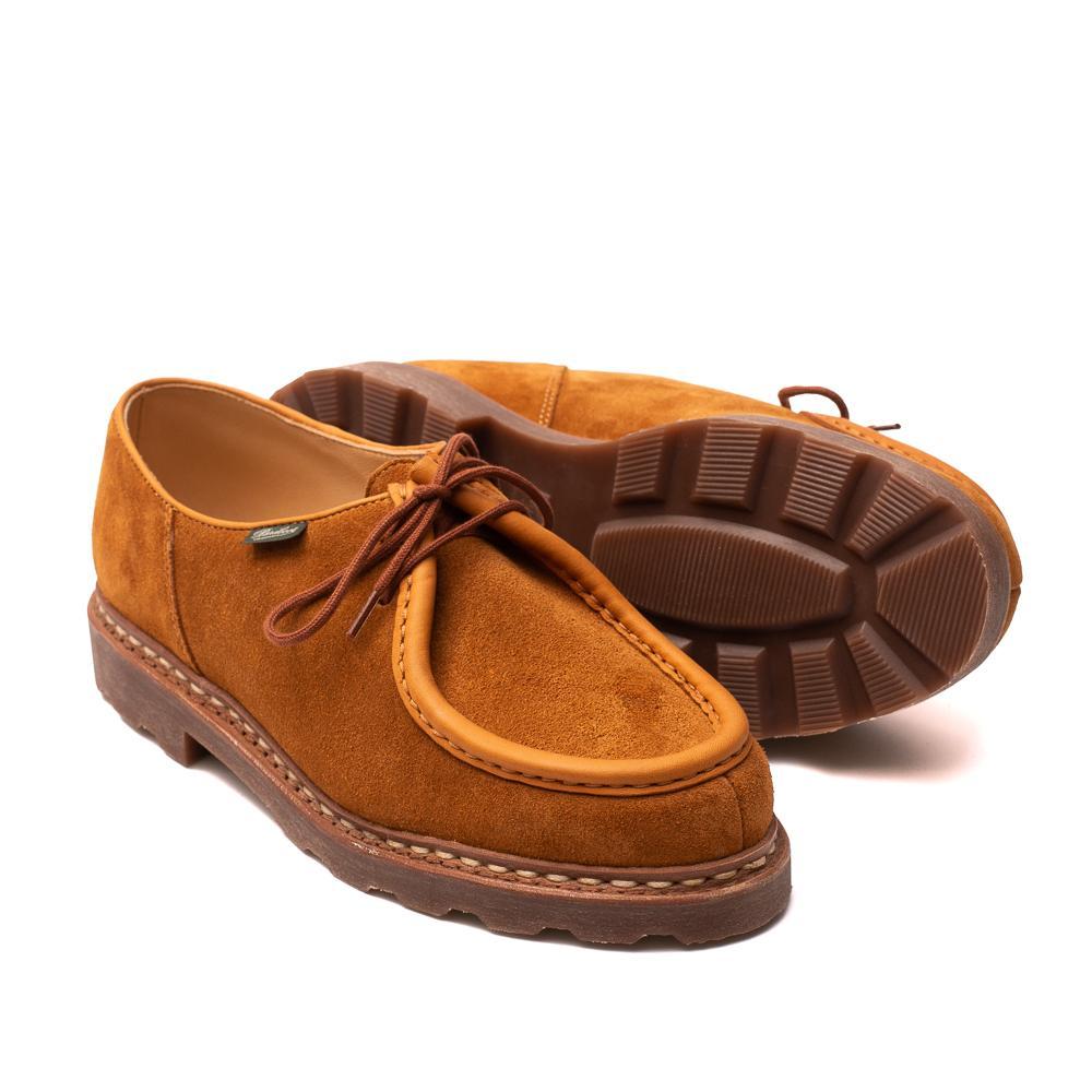 Paraboot Michael Velour Whisky-shoes-Clutch Cafe