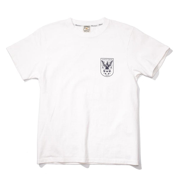 Pherrow's 20S-PT9 Japan 2020 T-shirt White-Clutch Cafe