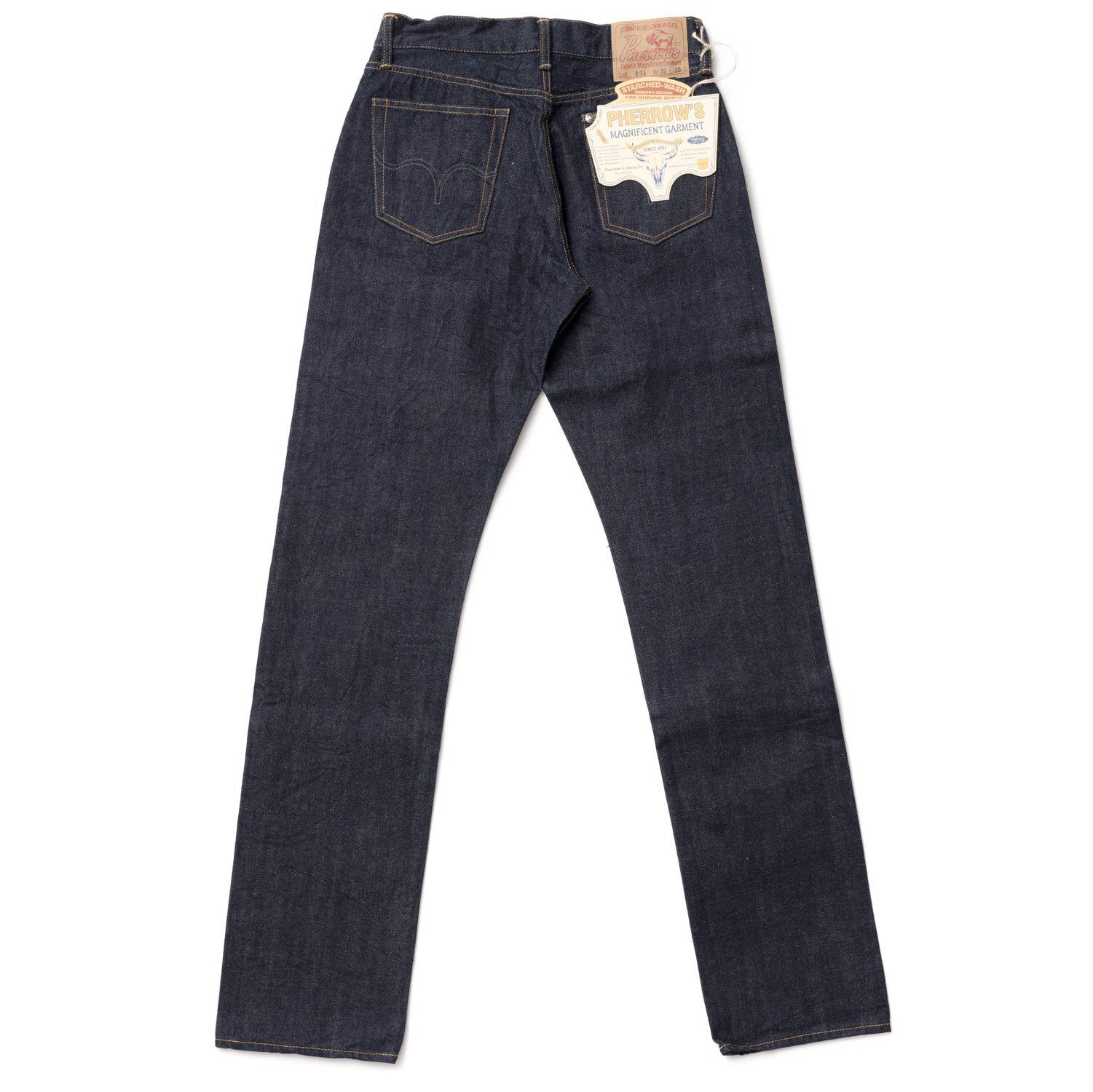 Pherrow's 441SW 13.5oz Jean-Jeans-Clutch Cafe-selvage denim-selfedge denim