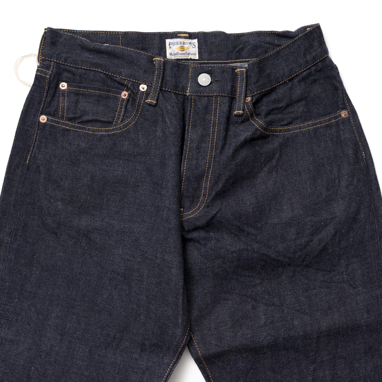Pherrow's 441SW 13.5oz Jean-Jeans-Clutch Cafe-selvage denim-selfedge denim