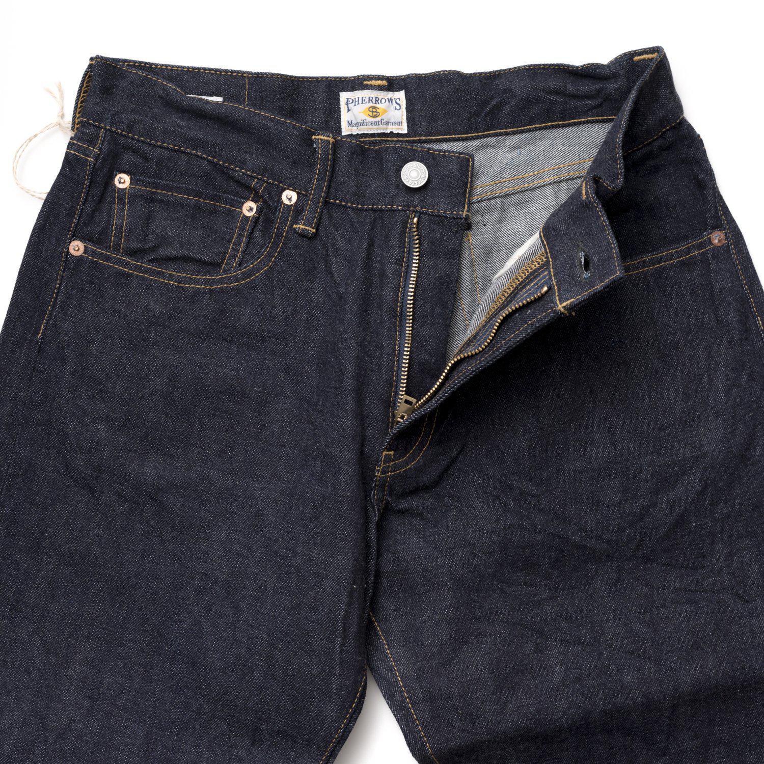 Pherrow's 441SW 13.5oz Jean-Jeans-Clutch Cafe-selvage denim-selfedge denim