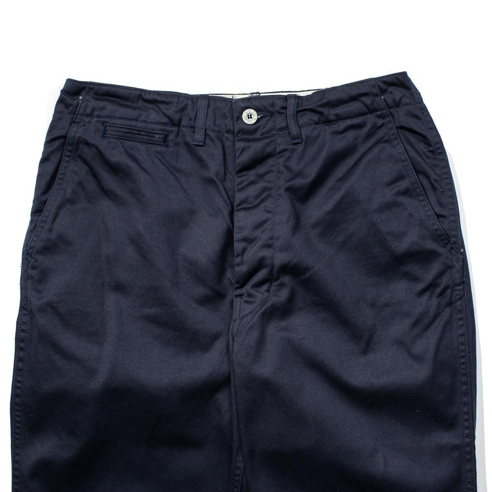 Pherrow's P41M Chino Navy-Trouser-Clutch Cafe