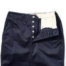 Pherrow's P41M Chino Navy-Trouser-Clutch Cafe