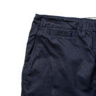 Pherrow's P41M Chino Navy-Trouser-Clutch Cafe