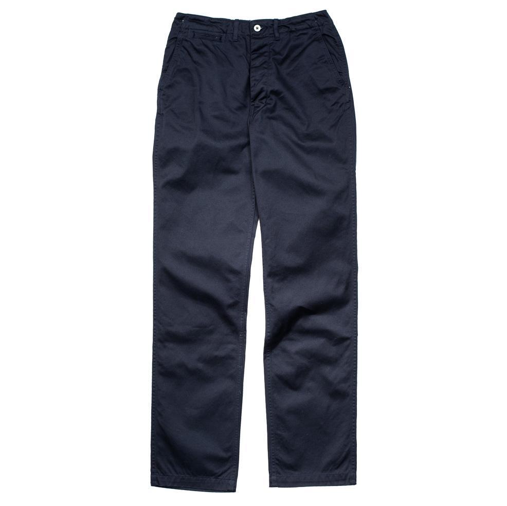 Pherrow's P41M Chino Navy-Trouser-Clutch Cafe