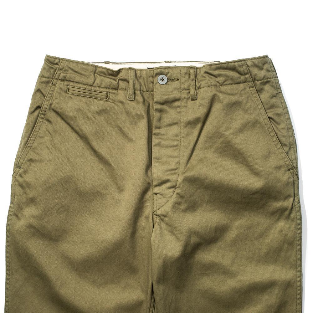 Pherrow's P41M Chino Olive-Trouser-Clutch Cafe