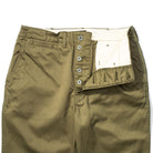 Pherrow's P41M Chino Olive-Trouser-Clutch Cafe