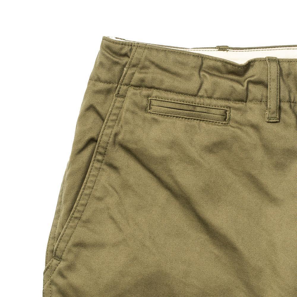 Pherrow's P41M Chino Olive-Trouser-Clutch Cafe