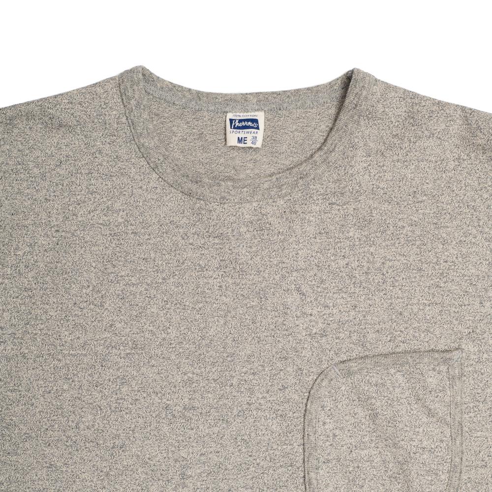 Pherrow's S/S Pocket T-shirt Heather Grey-T-shirt-Clutch Cafe