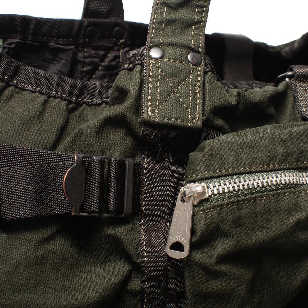 Porter Yoshida & Co Crag 2Way Rucksack Khaki-Bag-Clutch Cafe