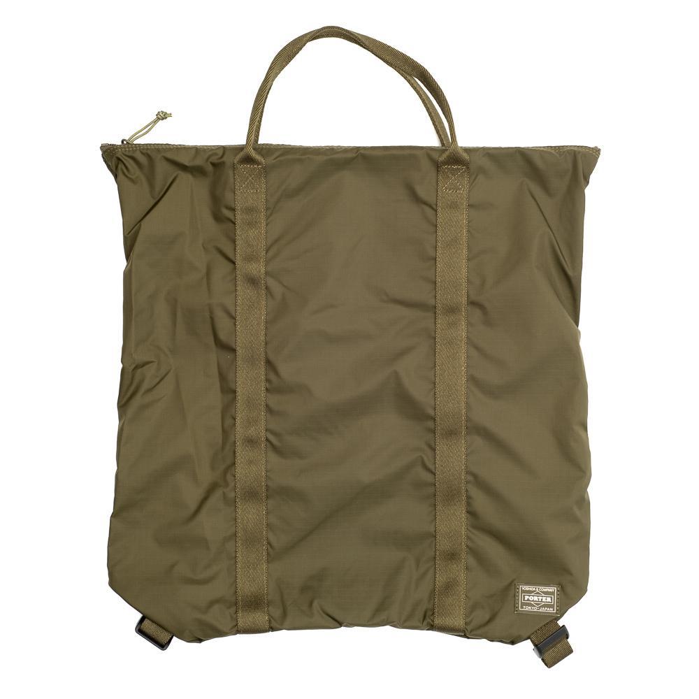 Porter Yoshida & Co Flex 2Way Tote Bag Olive-Bag-Clutch Cafe
