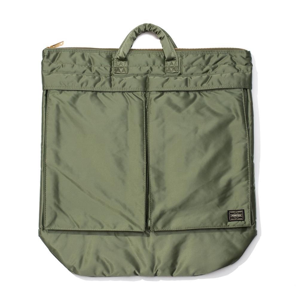 Porter Yoshida Co Tanker Series 2Way Helmet Bag Sage Green