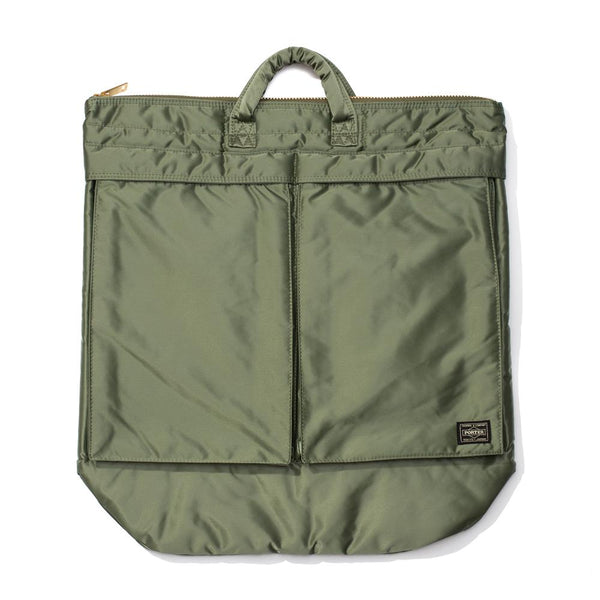 Porter Yoshida & Co Tanker Series 2Way Helmet Bag Sage Green-Bag-Clutch Cafe