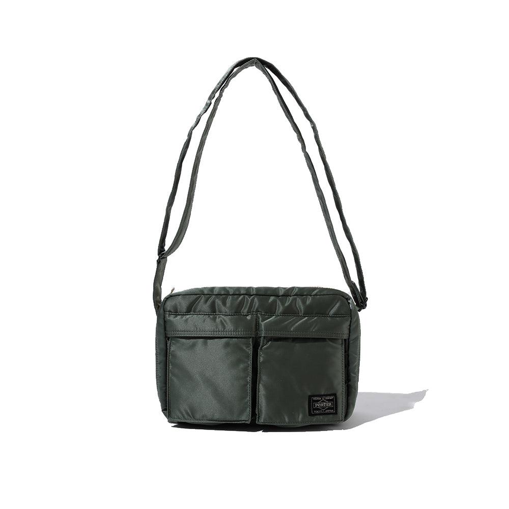 Porter Yoshida & Co Tanker Series Small Shoulder Bag Sage Green-Bag-Clutch Cafe