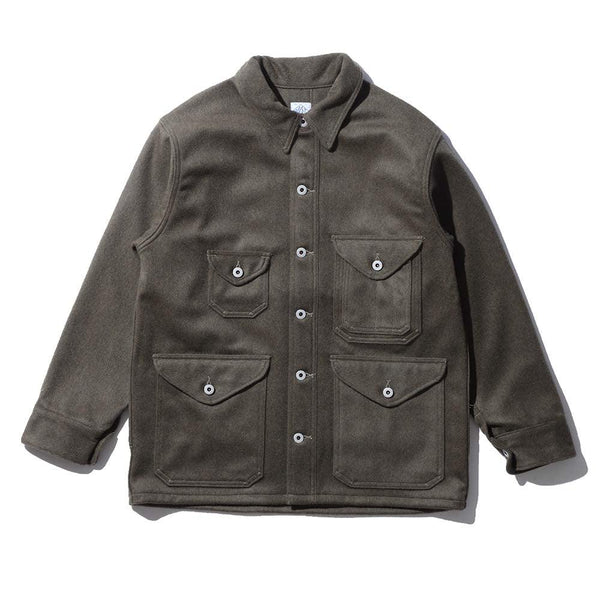 Post Overalls Cruzer 5-R Wool Jacket Olive Green-Jacket-Clutch Cafe