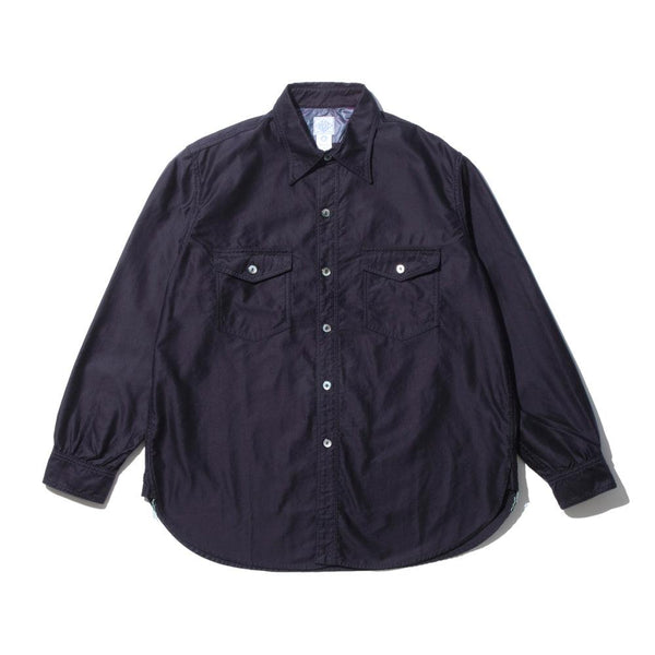 Post Overalls The Navy Cut 2 Shirt Light Moleskin Navy – Clutch Cafe