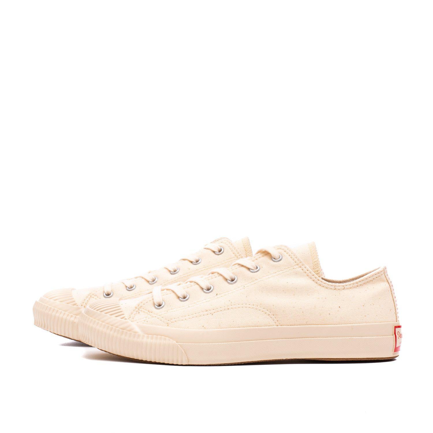 Pras Shellcap Low Sneakers Kinari/Off White-sneaker-Clutch Cafe