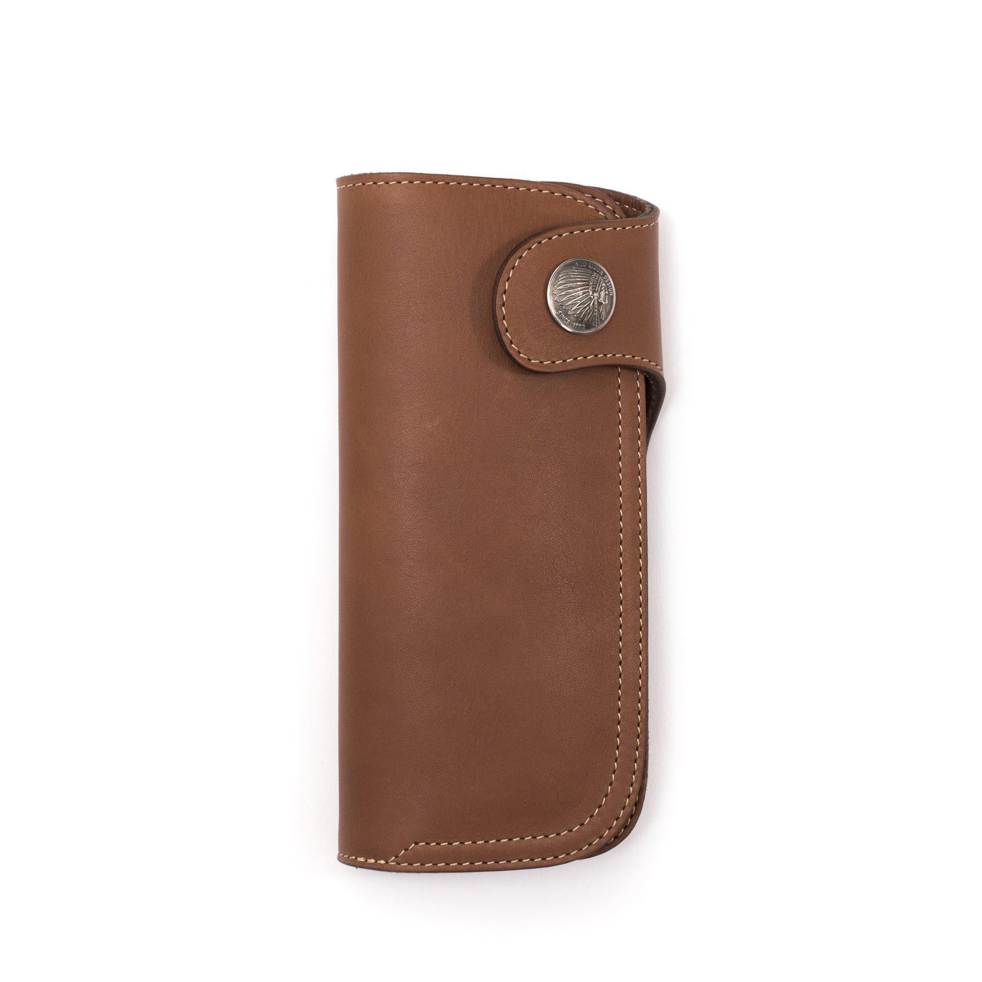 Red Moon Long Wallet Dark Tan, Clutch Cafe London
