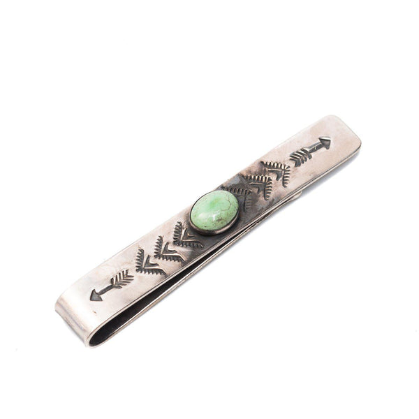 Red Rabbit Turquoise Tie Bar-Accessories-Clutch Cafe