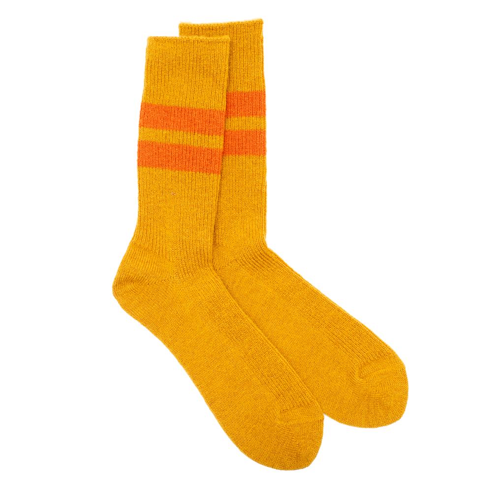 Rototo Brush Mohair Socks Yellow-Socks-Clutch Cafe