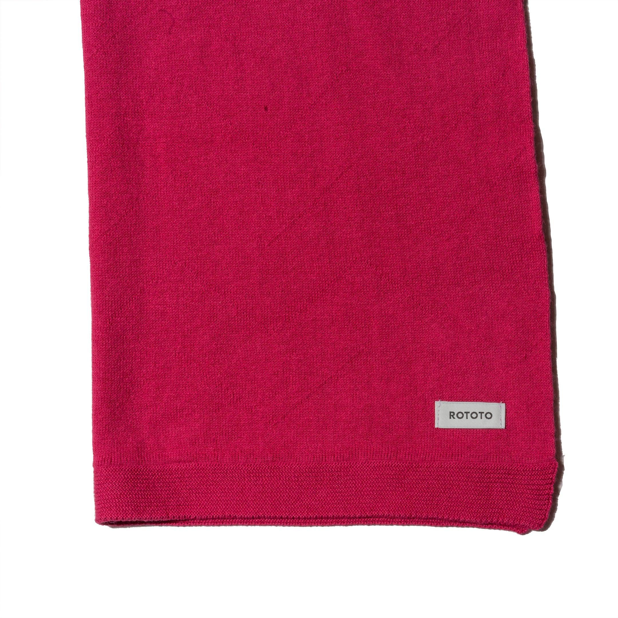 Rototo Cotton Cashmere Muffler D. Pink-Scarf-Clutch Cafe