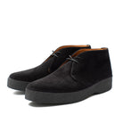Sanders Japan Brit Chukka Black Suede-Footwear-Clutch Cafe