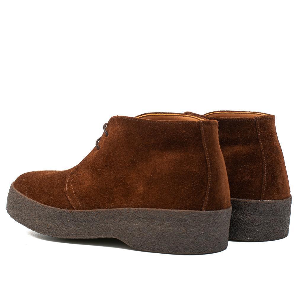 Sanders Japan Brit Chukka Polo Snuff Suede-Clutch Cafe