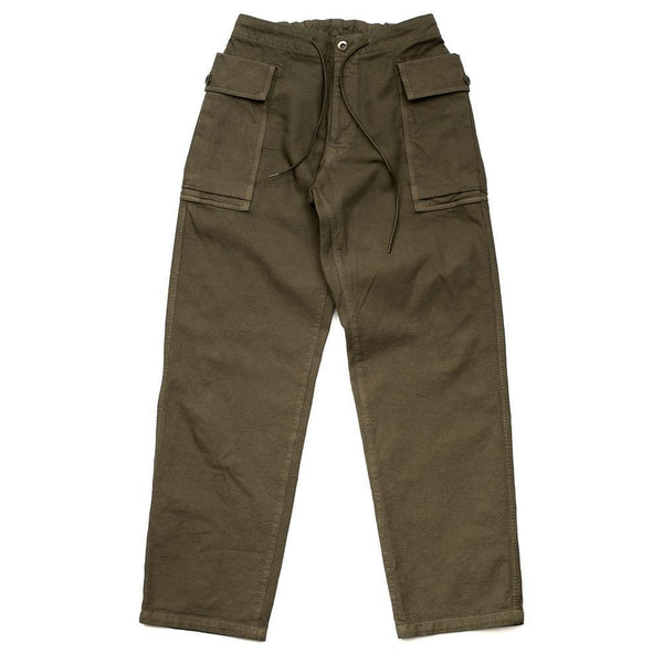 Soundman Hynd Trouser Olive-Trousers-Clutch Cafe