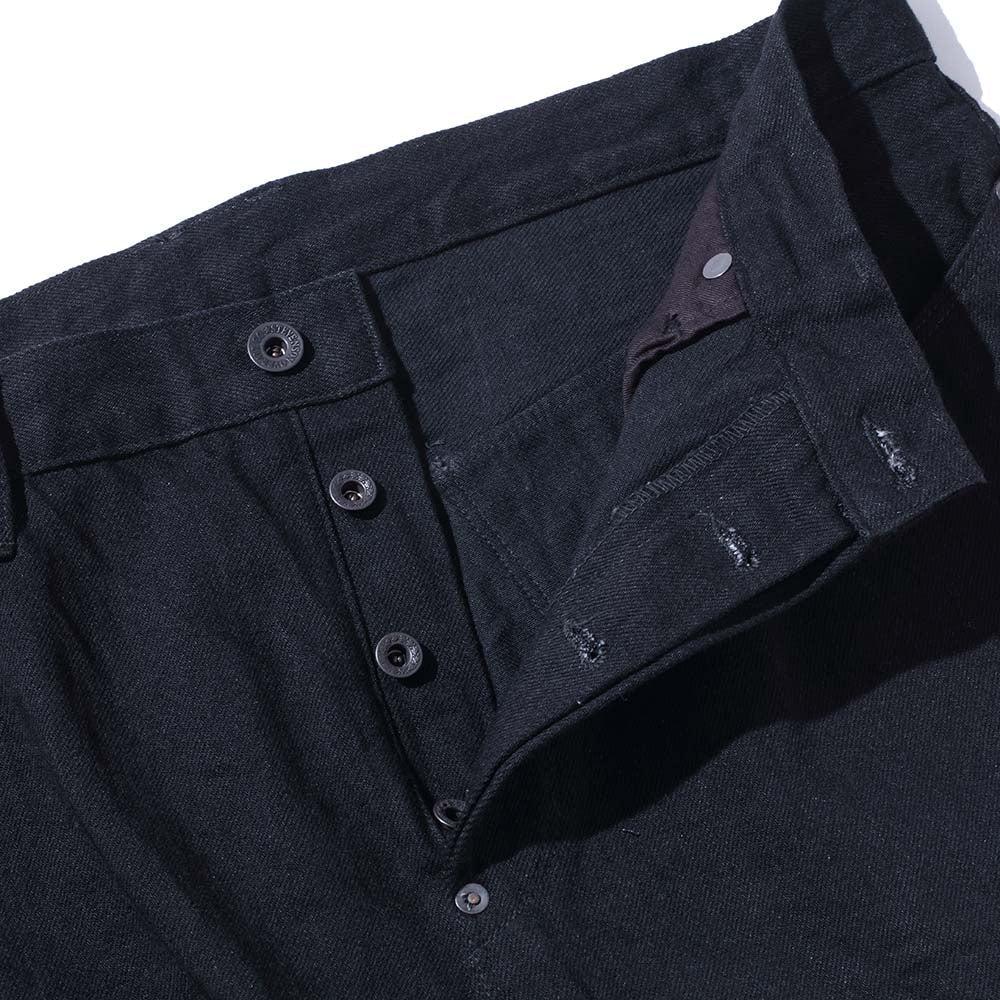 Stevenson Overall 120-OSS 14oz Jean Black-Jeans-Clutch Cafe-selvage denim-selfedge denim