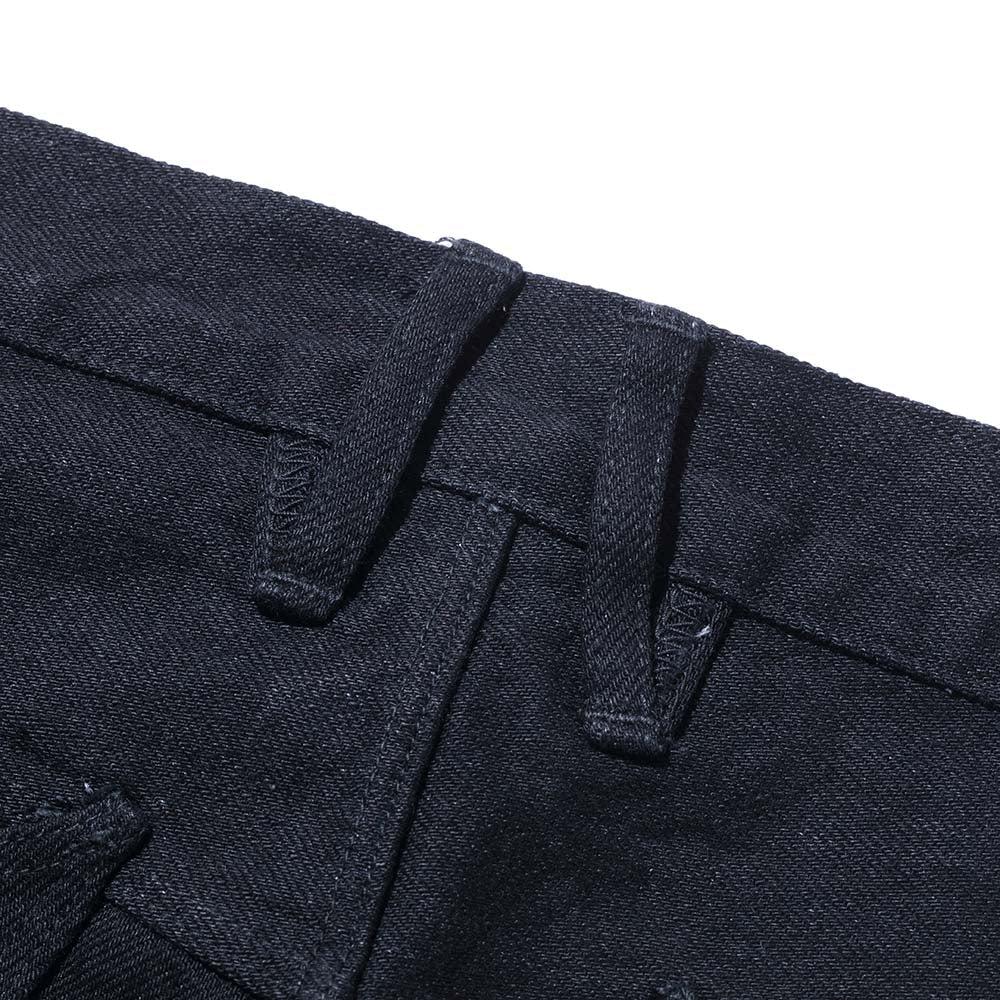 Stevenson Overall 120-OSS 14oz Jean Black-Jeans-Clutch Cafe-selvage denim-selfedge denim