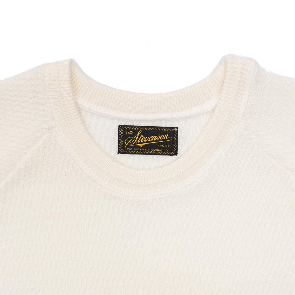 Stevenson Overall L/S Wool Thermal Off White-Thermal Knit-Clutch Cafe