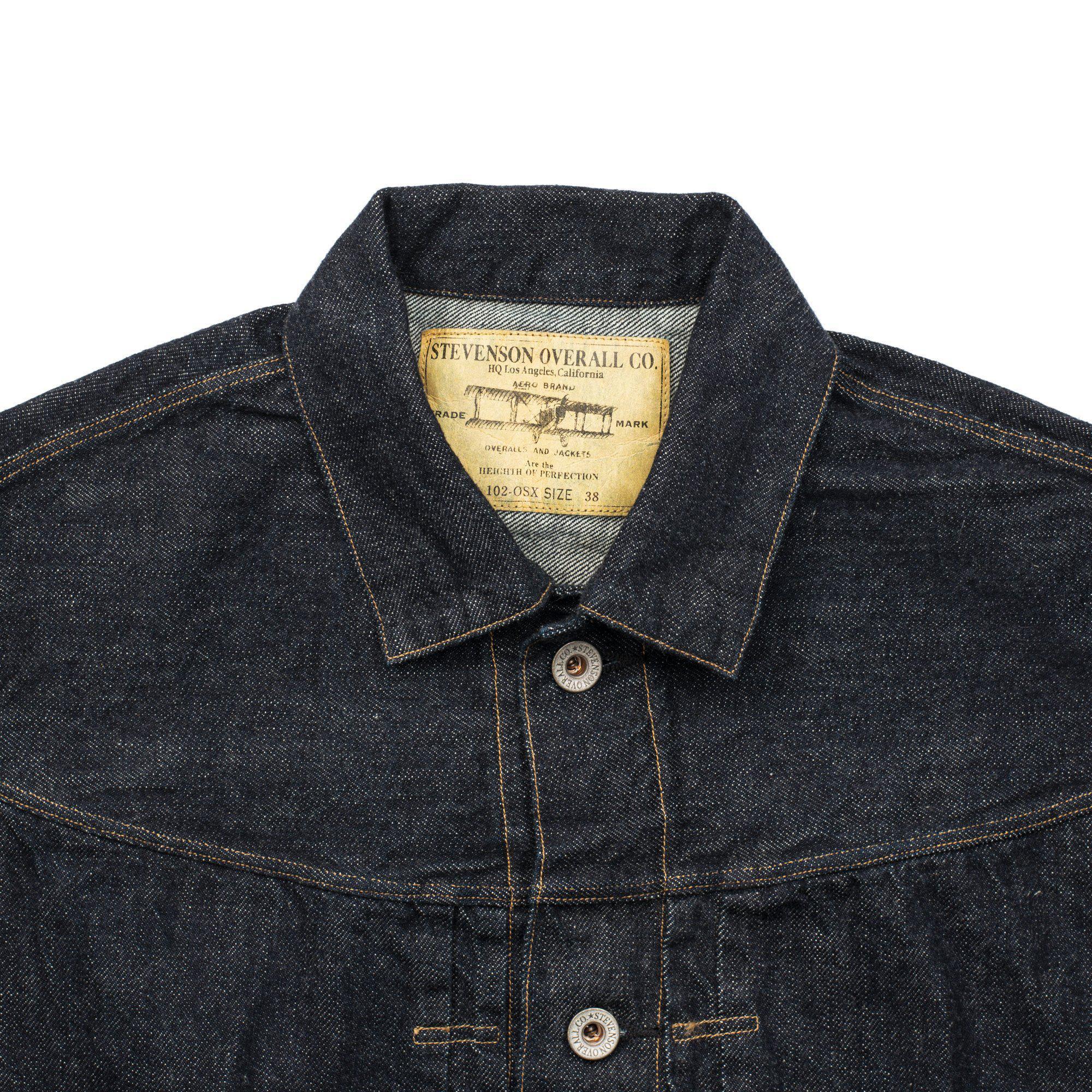 Stevenson Overall Saddle Horn Type II Indigo-JACKET-Clutch Cafe
