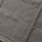 Stronghold DM057 Short Bib Apron 12.5oz Herringbone Selvage Denim-Apron-Clutch Cafe